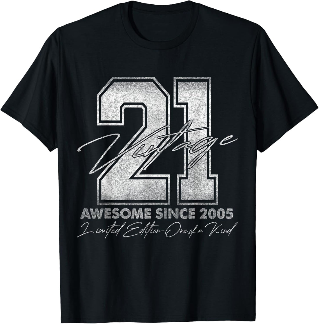 21 Year Old Gifts Vintage 2005 Limited Edition 21st Birthday T-Shirt