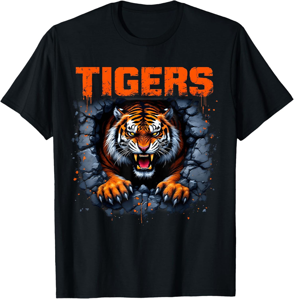 Apparel Tigers Name Distressed Gifts for Men Kids Women T-Shirt