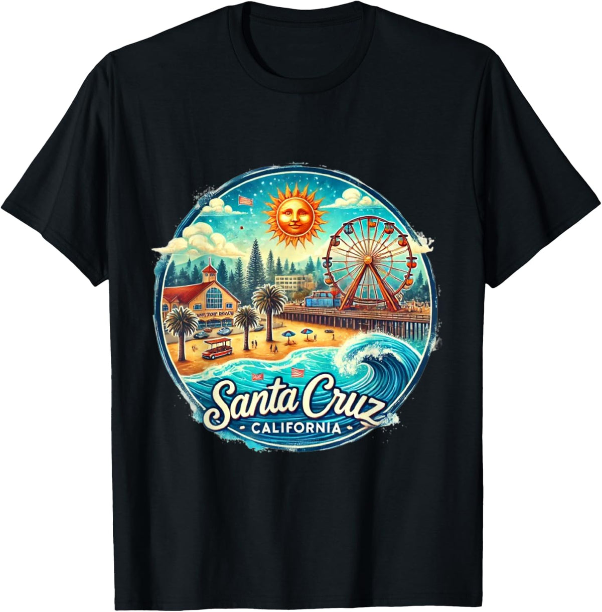 Santa Cruz CA California T-Shirt