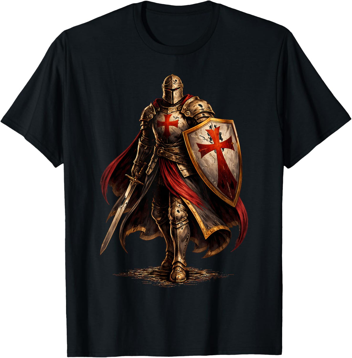 Hospitaller Knight Medieval Templar T-Shirt
