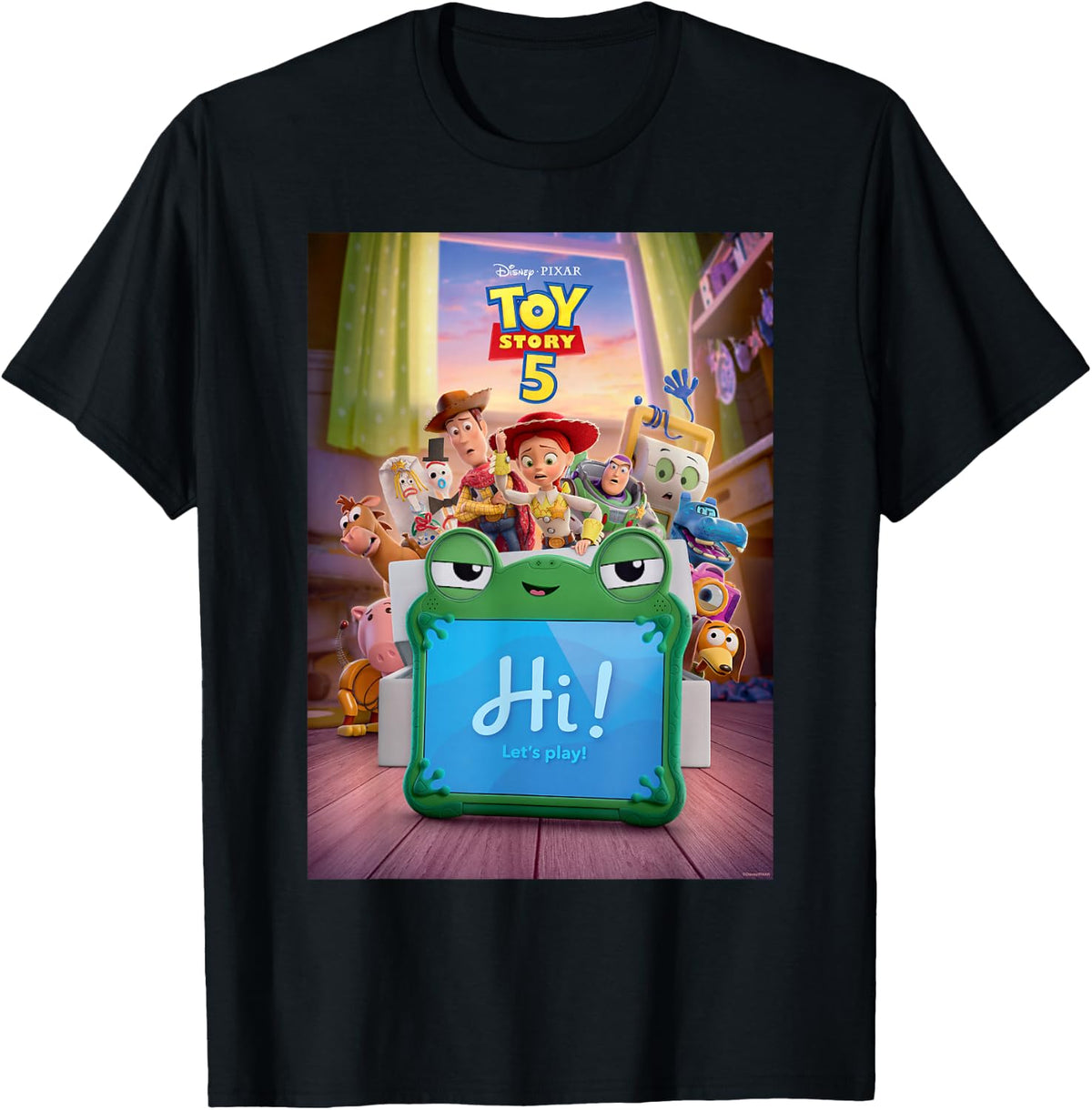 Disney and Pixar's Toy Story 5 Lilypad Hi Let's Play Poster T-Shirt