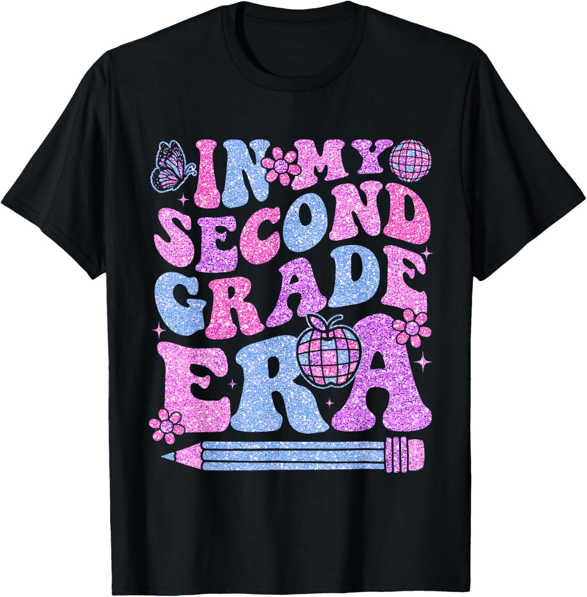 in My Second Grade Era Girl Back to School 2nd Grade Teacher T-Shirt