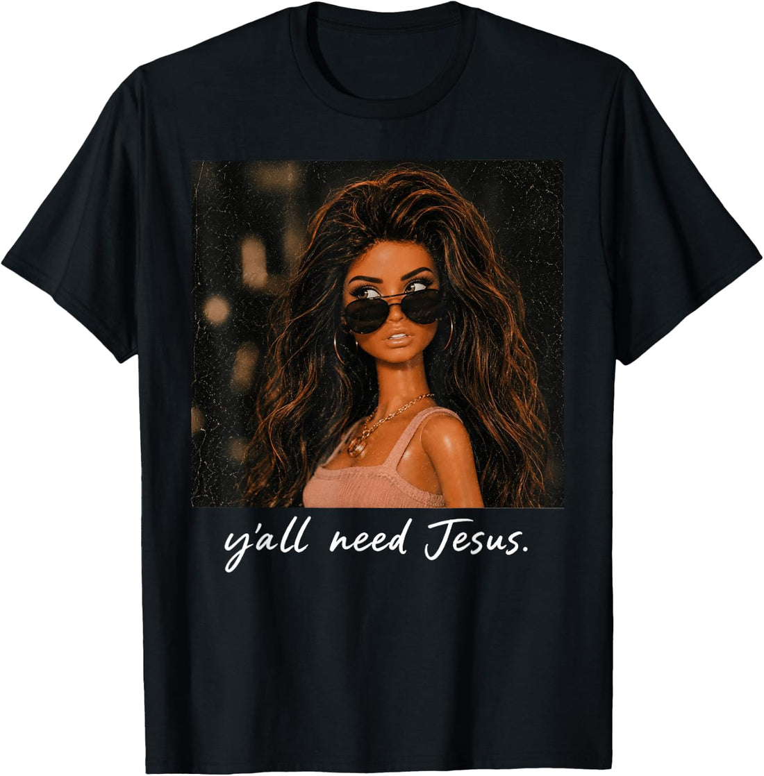 Ya'll Need Jesus Disgusted Face Christian Funny Meme T-Shirt