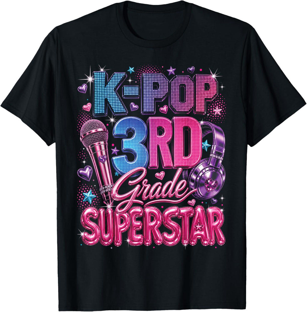 K-Pop 3rd Grade Superstar Girls Back to School T-Shirt