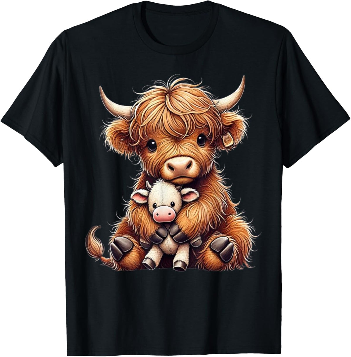 Highland Cow Design for Farmers and Highland Cow T-Shirt