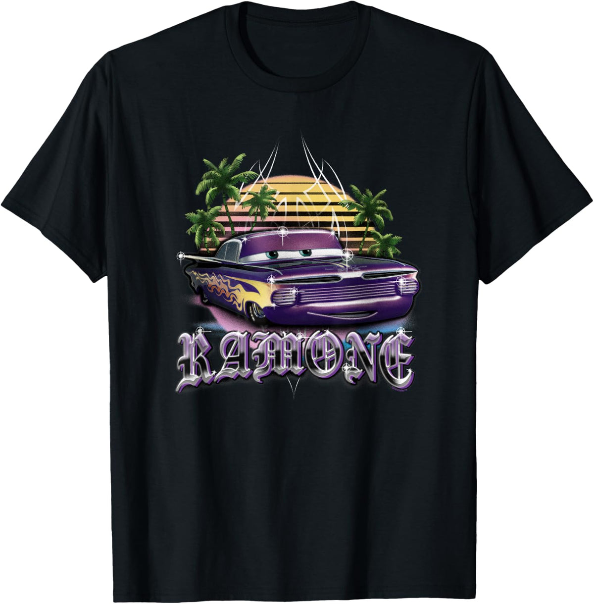 Disney Pixar Cars Ramone Airbrush Style Poster T-Shirt