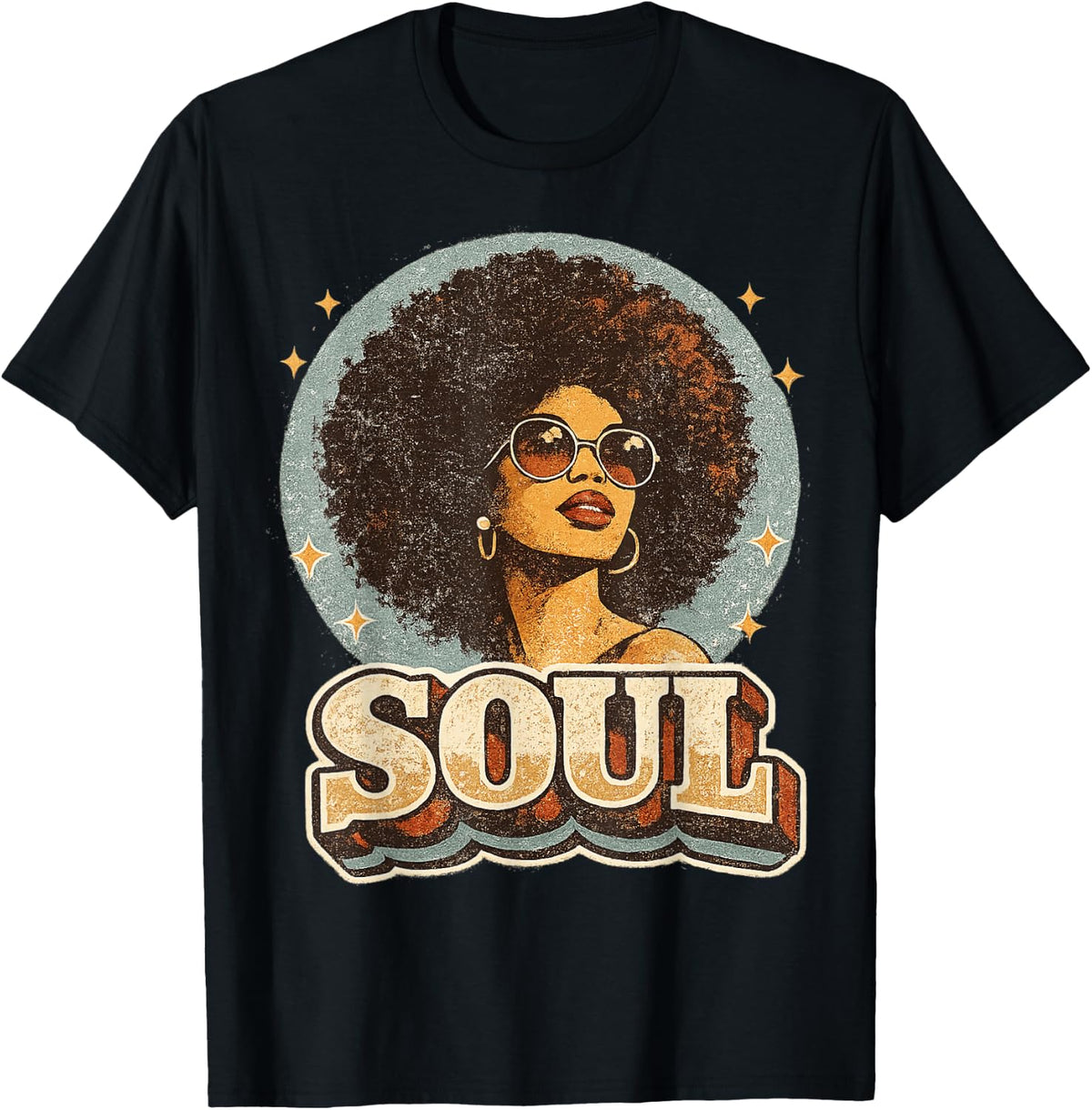 70s Funk Afro Soul Retro Vintage 70s Retro Soul T-Shirt