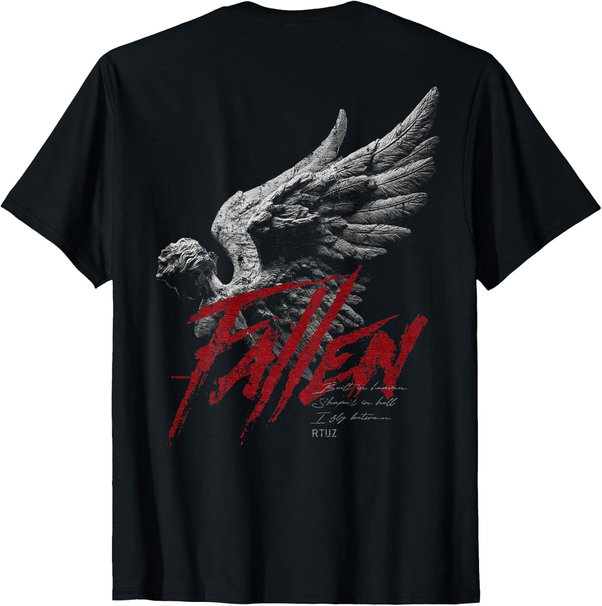 Back Print Y2K Aesthetic Streetwear Fashion Women Men Angel T-Shirt