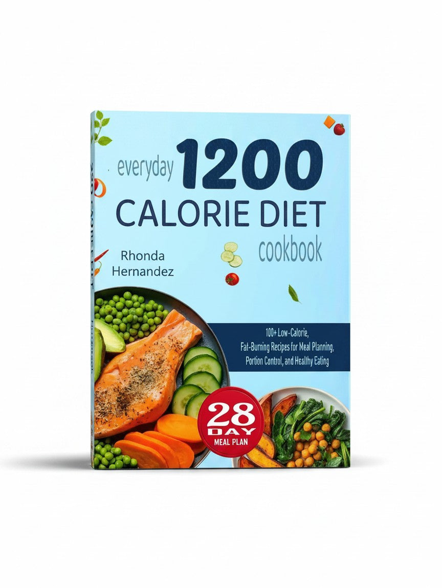 Everyday 1200 Calorie Diet Cookbook: 100+ Low-Calorie, Fat-Burning Recipes for Meal Planning, Portion Control, and Healthy Eating by Rhonda Hernandez