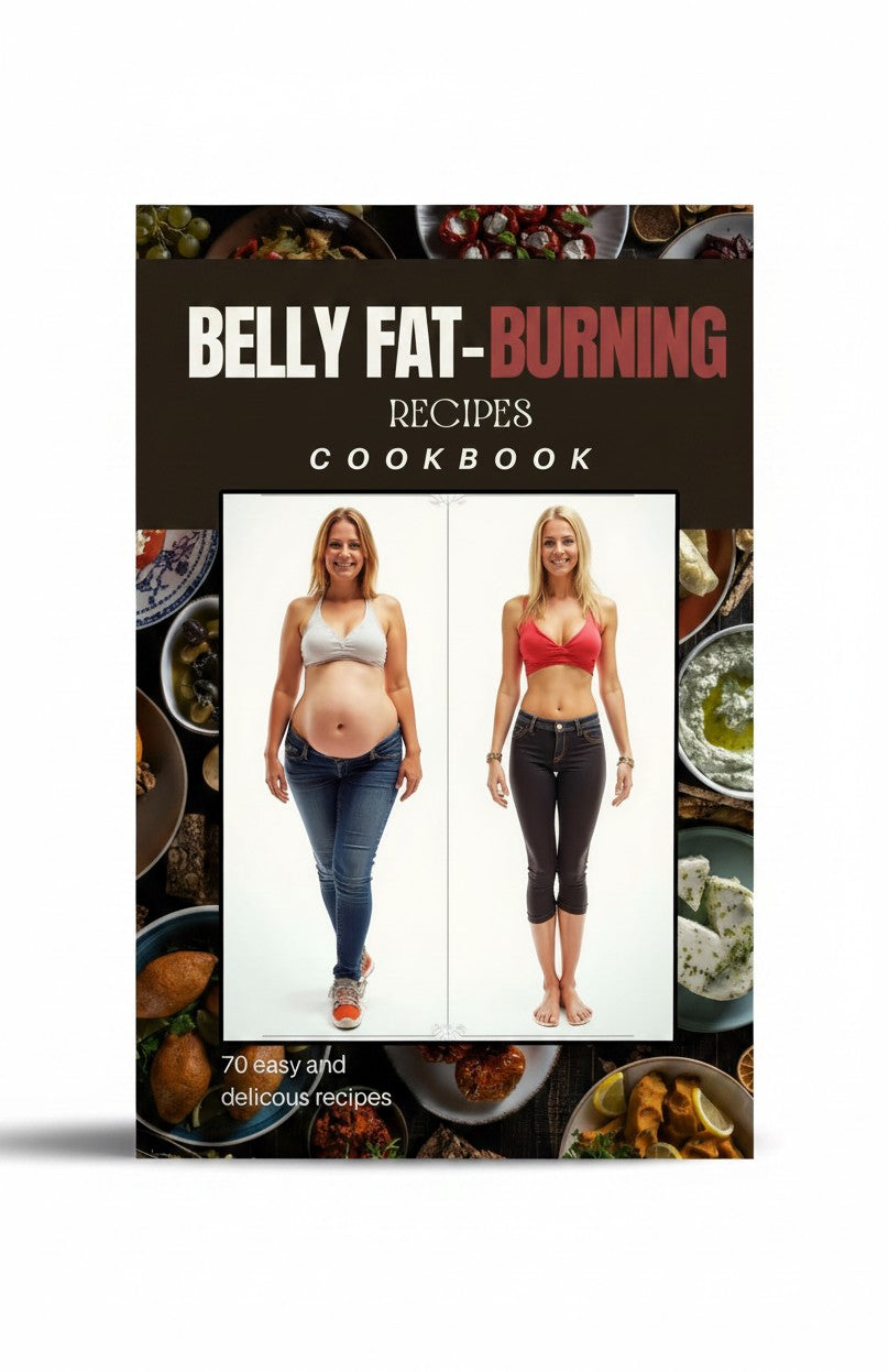 Belly Fat–Burning Recipes Cookbook- 70 High-Protein, Low-Carb, Metabolism-Boosting Meals to Shrink Belly Fat, Reduce Bloating & Increase Energy by harsha jayarathna