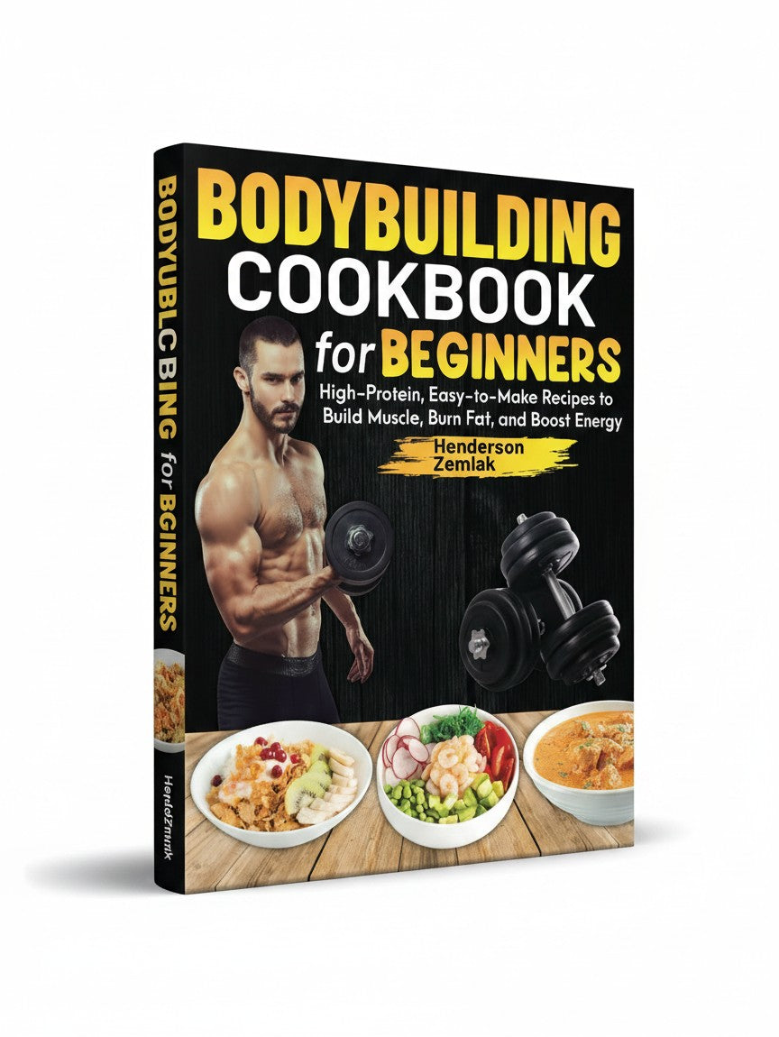Bodybuilding Cookbook for Beginners: High-Protein, Easy-to-Make Recipes to Build Muscle, Burn Fat, and Boost Energy by Henderson Zemlak