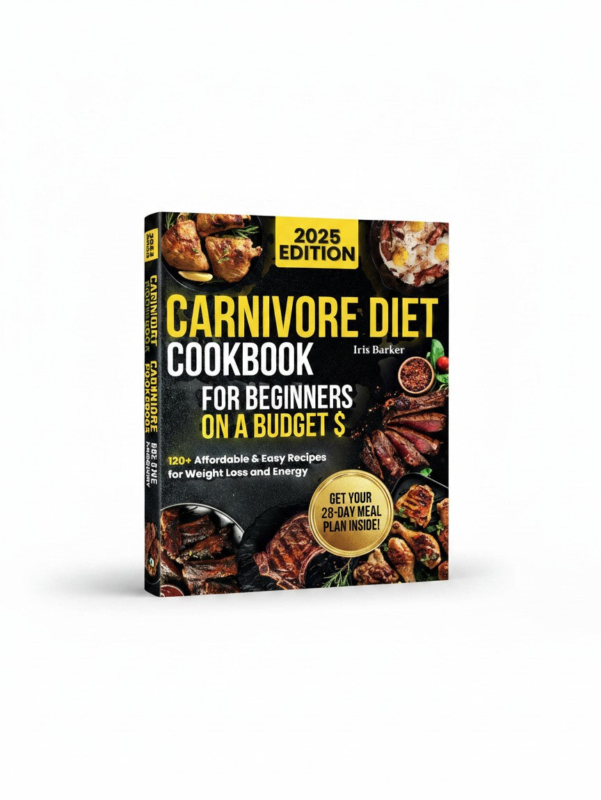 Carnivore Diet Cookbook for Beginners on a Budget: Easy & Delicious High-Protein Recipes for Weight Loss & Energy - Enjoy Affordable, Meat-based Meals with a 28-Day Meal Plan by Iris Barker