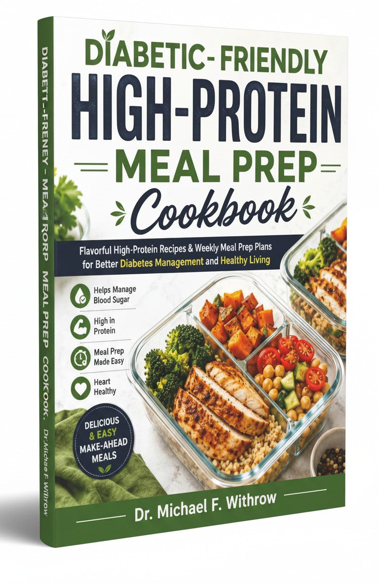 Diabetic- friendly High-protein Meal prep cookbook: Flavorful High-Protein Recipes & Weekly Meal Prep Plans for Better Diabetes Management and Healthy Living by Dr. Michael F. Withrow