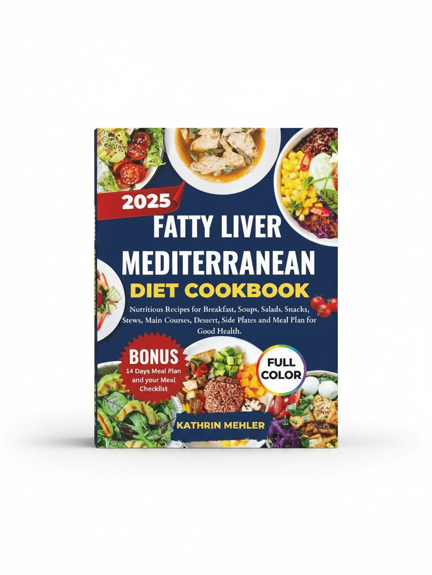 Fatty Liver Mediterranean Diet Cookbook: Nutritious Recipes for Breakfast, Soups, Salads, snacks, Stews, main courses, Dessert, side Plates and Meal ... good Health (MINDFUL EATING AND HEALTHY LIFE) by Kathrin Mehler