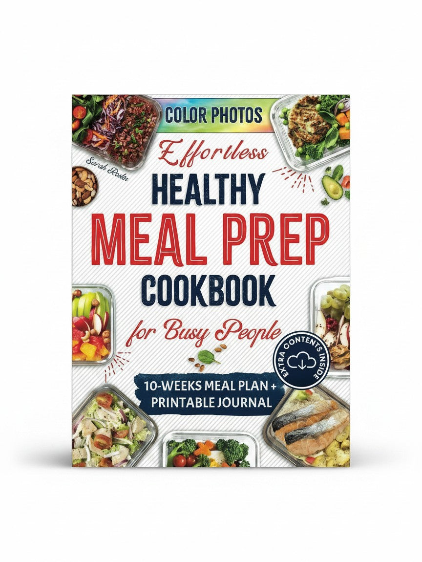 Effortless Healthy Meal Prep Cookbook for Busy People: Savor the Vitality with Quick & Nutritious Recipes for Active Lifestyles (Weight Loss Diet Cookbooks) by Sarah Roslin