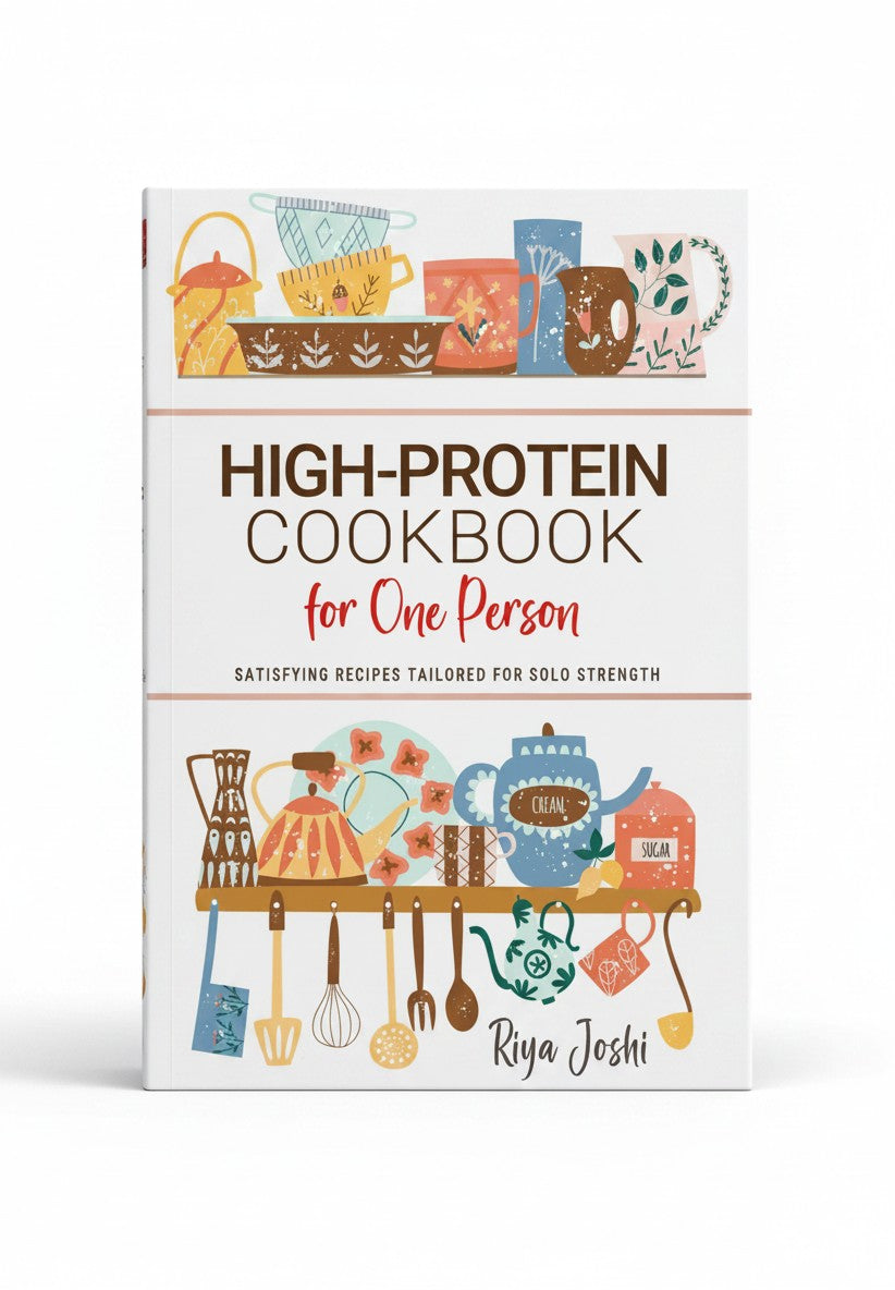 High Protein Cookbook for One Person: Satisfying Recipes Tailored for Solo Strength . Wholesome Meals to Power Your Day by Riya Joshi