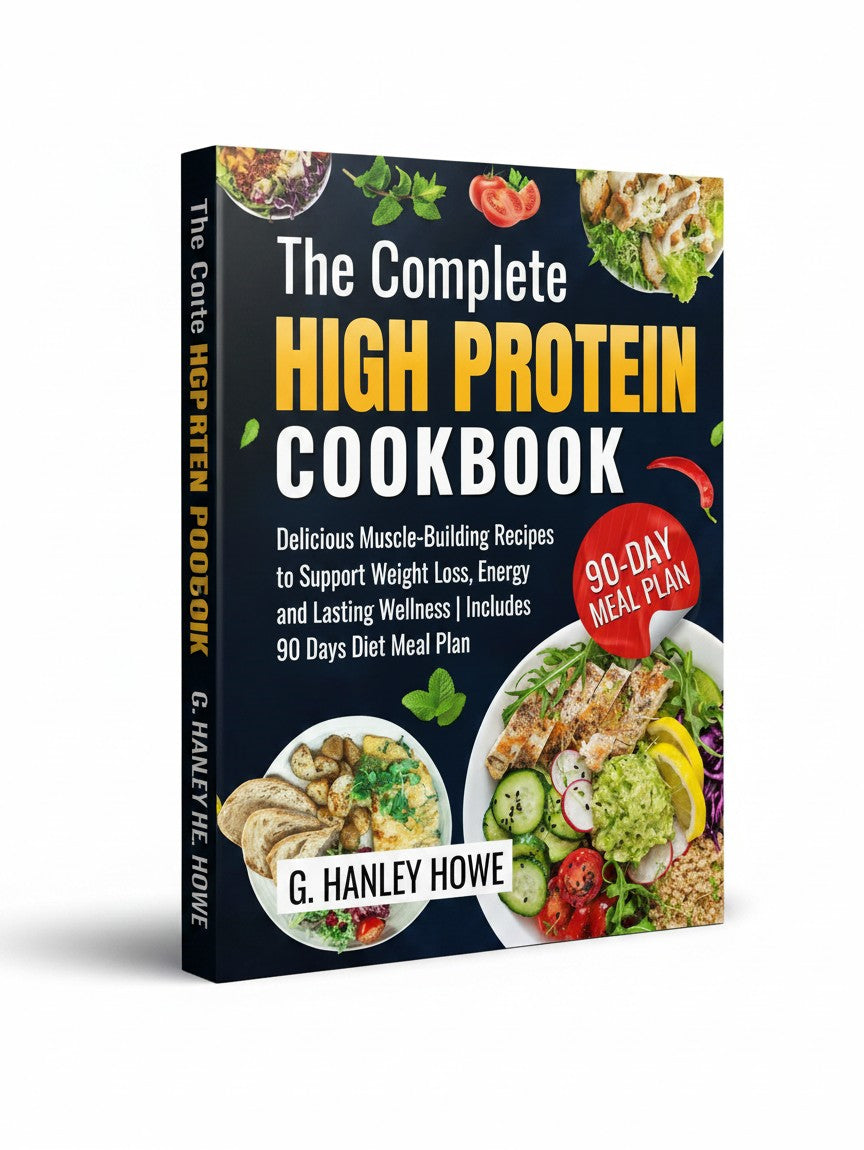 The Complete High Protein Cookbook: Delicious Muscle-Building Recipes to Support Weight Loss, Energy and Lasting Wellness | Includes 90-Day Diet Meal Plan by G. HANLEY HOWE