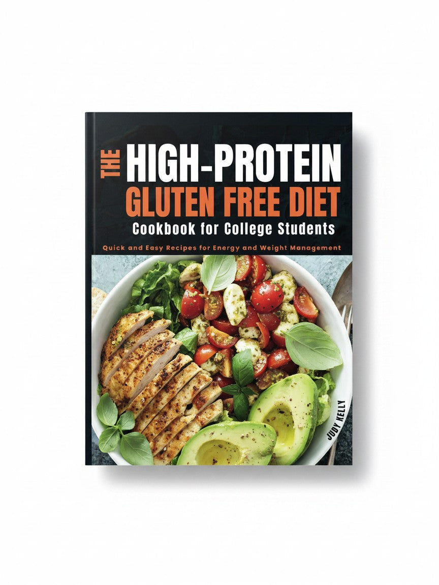 THE HIGH-PROTEIN GLUTEN-FREE DIET COOKBOOK FOR COLLEGE STUDENTS: Quick and Easy Recipes for Energy and Weight Management (College Student's Cookbook) by Judy Kelly