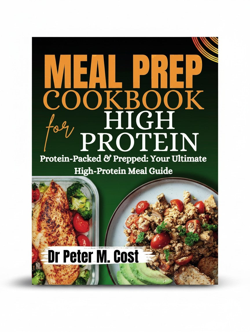 MEAL PREP COOKBOOK FOR HIGH PROTEIN: protein-packed & prepared: your ultimate high-protein meal guide by Dr Peter M. Cost