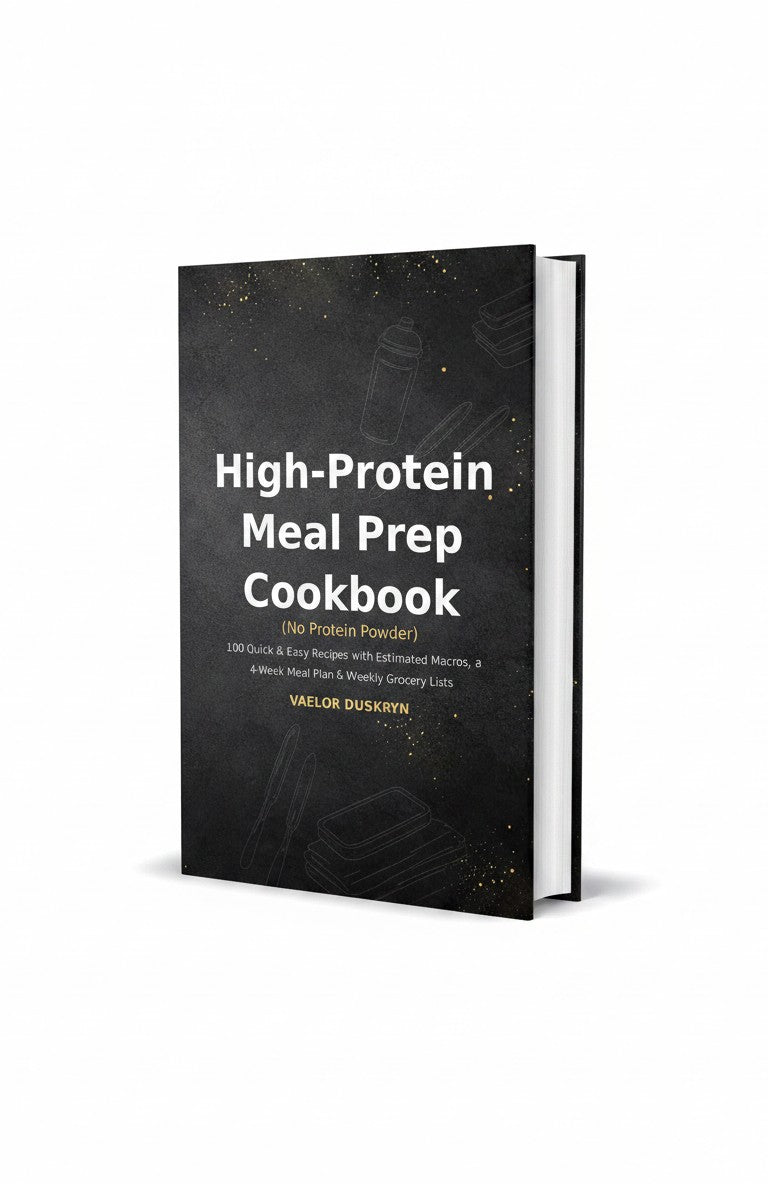 High-Protein Meal Prep Cookbook: (No Protein Powder) by Vaelor Duskryn