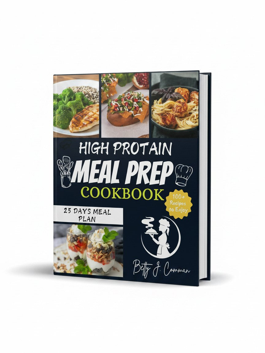 HIGH PROTAIN MEAL PREP COOKBOOK 2025 (New Edition): Quick & Easy High-Protein Meal Prep for Muscle Growth, Fat Loss, and Healthy Eating – 100+ Macro-Friendly Recipes for Busy Lifestyles by Betty J. Comman