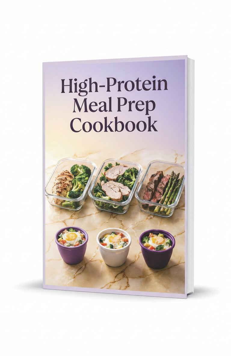 High-Protein Meal Prep Cookbook: Prep-Ahead Breakfasts, Lunches, and Dinners for Muscle Maintenance, Satiety, and Balanced Energy Throughout the Day by Luke Cash
