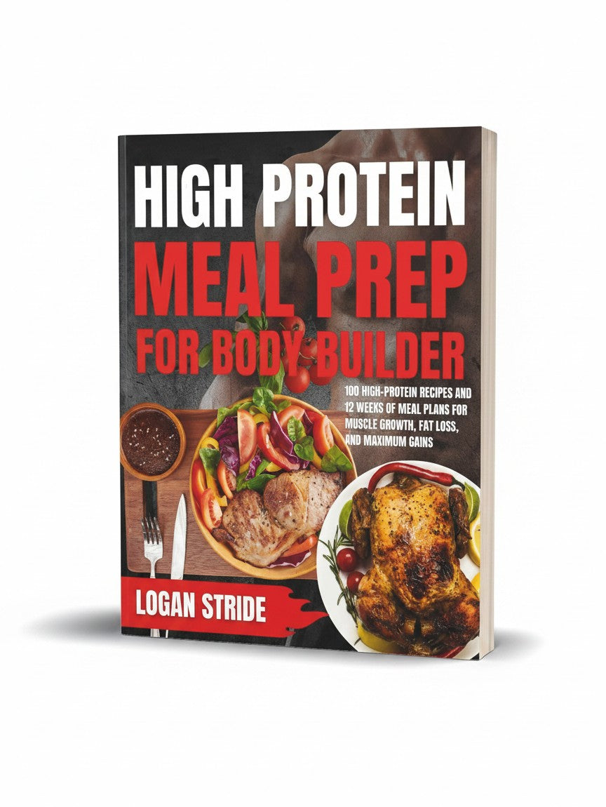 High Protein Meal Prep for Body Builders: 100 High-Protein Recipes and 12 Weeks of Meal Plans for Muscle Growth, Fat Loss, and Maximum Gains. by Logsn Stride