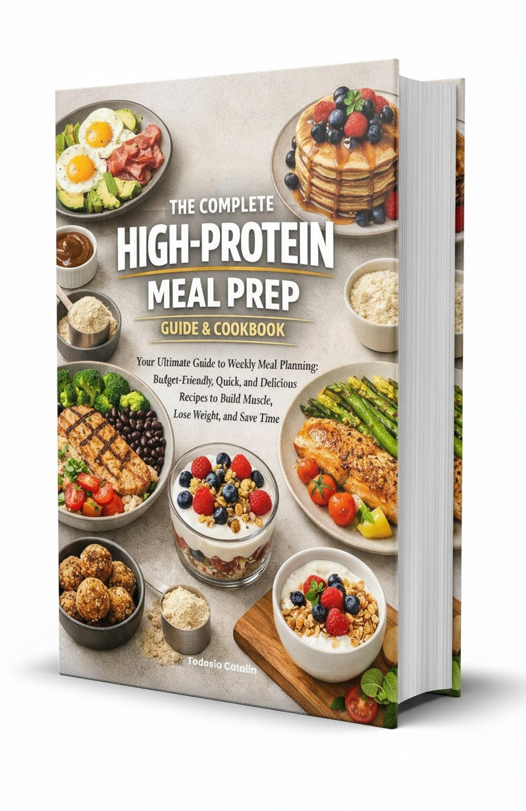The Complete High-Protein Meal Prep Guide & Cookbook: Your Ultimate Guide to Weekly Meal Planning: Budget-Friendly, Quick, and Delicious Recipes to Build Muscle, Lose Weight, and Save Time. by Catalin Todosia