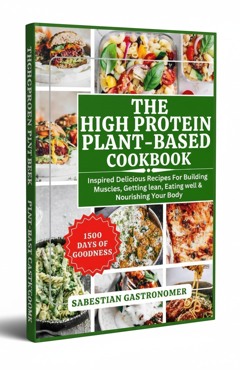 THE HIGH PROTEIN PLANT-BASED COOKBOOK: Inspired Delicious Recipes For Building Muscles, Getting Lean, Eating Well and Nourishing Your Body by Sabestian Gastronomer