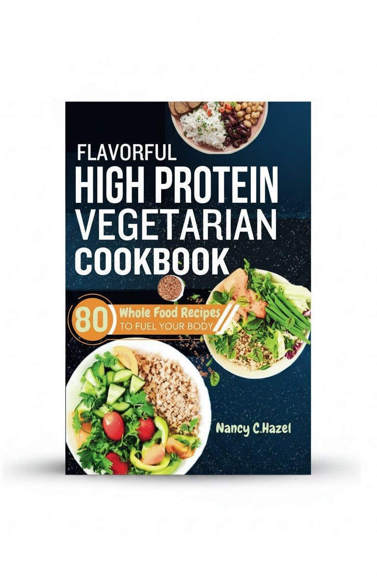 Flavorful High Protein Vegetarian Cookbook: Healthy Plant Based Low Carb Recipes for Everyday Meals by Nancy C. Hazel