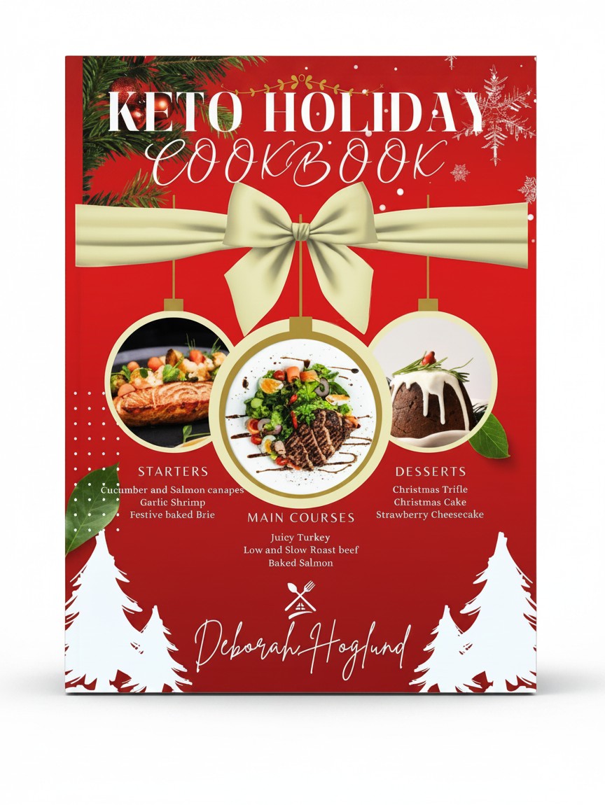 KETO HOLIDAY COOKBOOK: 429 Quick, Delicious & Healthy Ketogenic Recipes + Nutritional information - Including Meal Plan For All Dietary Preference | Low-Carb Diet to Lose Weight Easier with Enjoyment by Deborah Hoglund