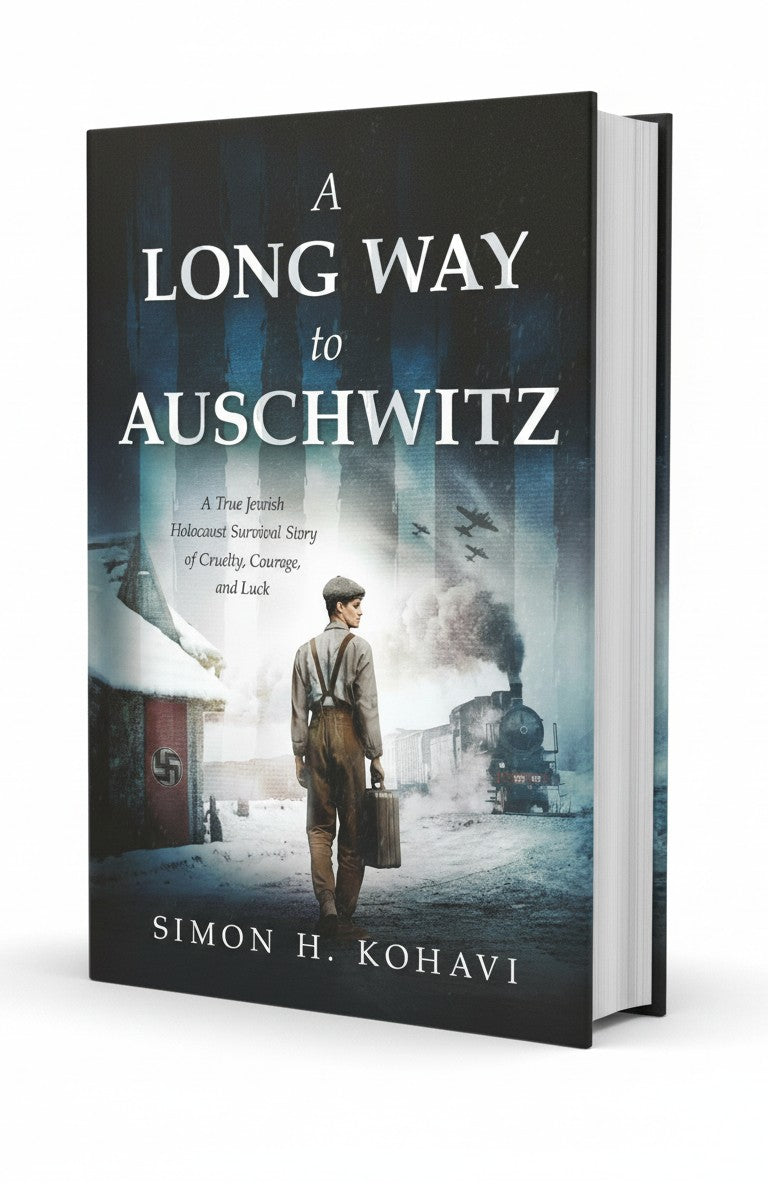 A Long Way to Auschwitz: A True Jewish Holocaust Survival Story of Cruelty, Courage, and Luck (Heroic Children of World War II) by Simon H. Kohavi