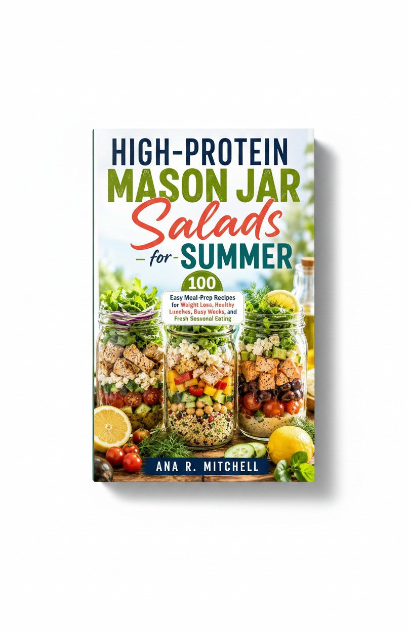 High-Protein Mason Jar Salads for Summer: 100 Easy Meal-Prep Recipes for Weight Loss, Healthy Lunches, Busy Weeks, and Fresh Seasonal Eating by Ana R. Mitchell