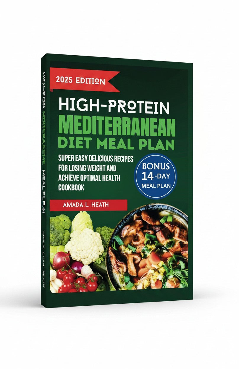 High-Protein Mediterranean Diet Meal Plan: Super Easy Delicious Recipes For Losing Weight And Achieve Optimal Health Cookbook (High-protein Powered Plate) by Amada L. Heath
