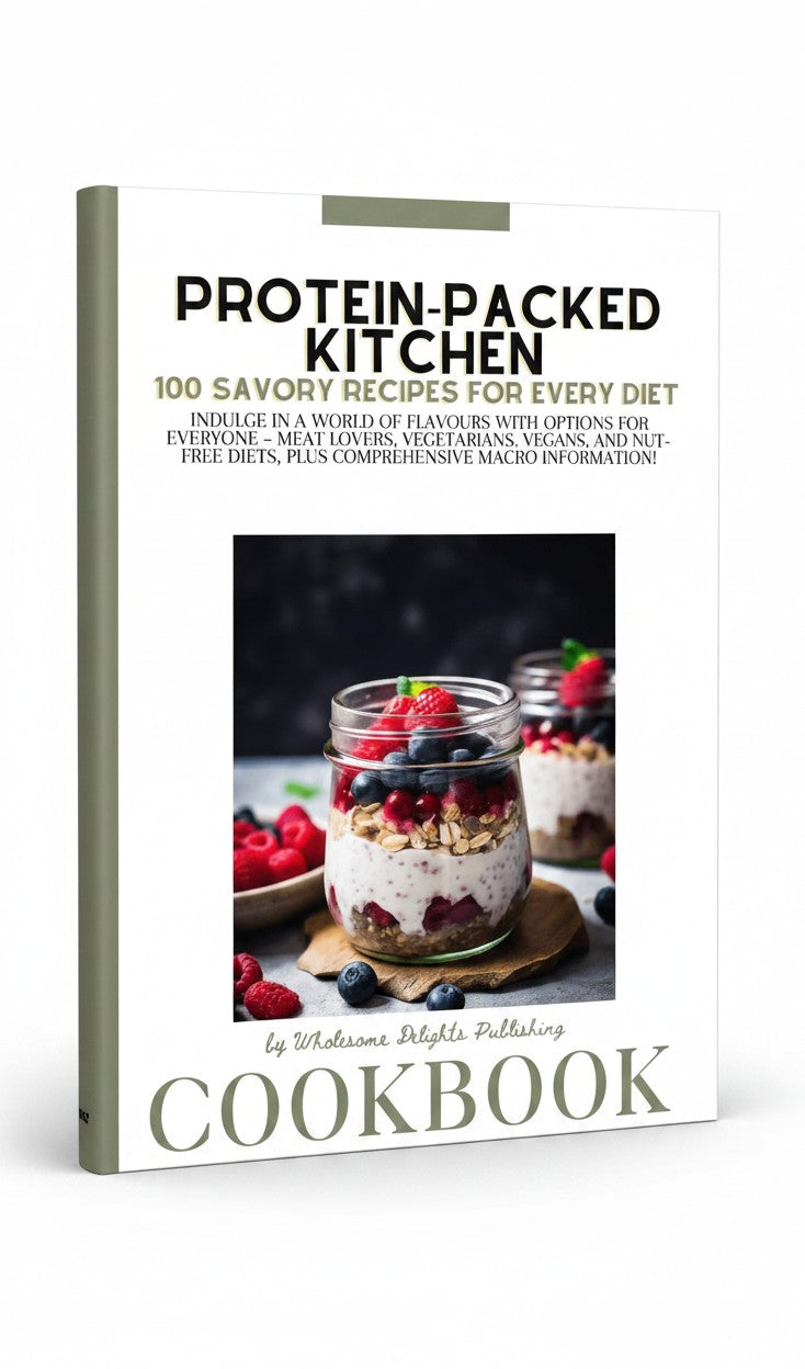 Protein-Packed Kitchen: 100 Savory Recipes for Every Diet with Macro Information - Healthy Lifestyle!: Indulge in a World of Flavors with Options for ... Diets, Plus Comprehensive Macro Information! by Wholesome Delights Publishing