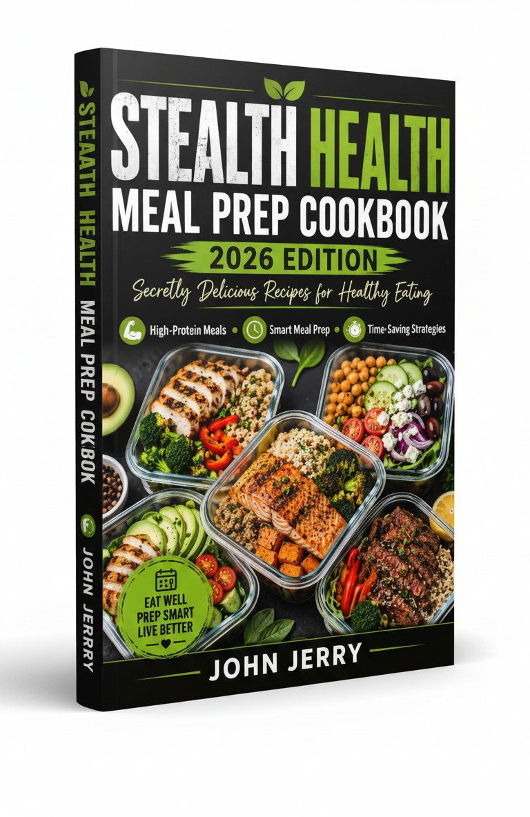 STEALTH HEALTH MEAL PREP COOKBOOK: Secretly Delicious Recipes for Healthy Eating: A Stealthy Guide to Meal Prep (Healthy foods and preparation) by John Jerry