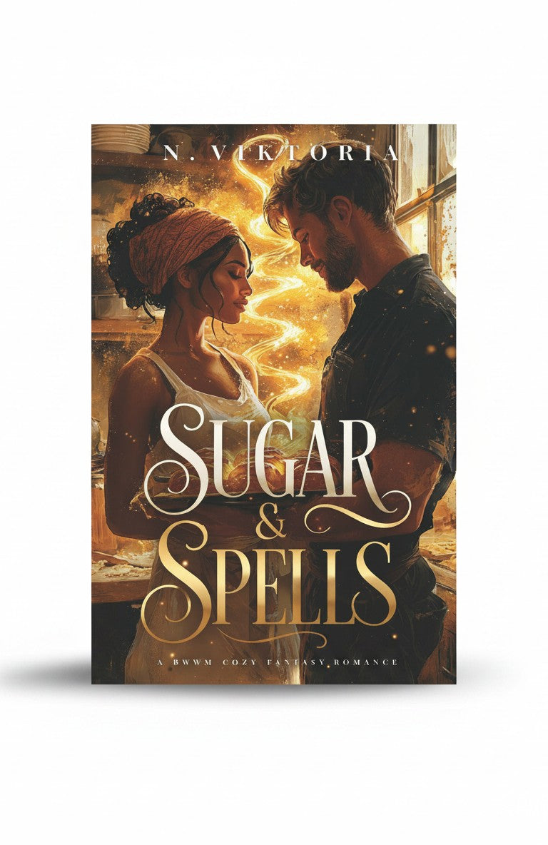 Sugar & Spells: A Steamy BWWM Interracial Multicultural Standalone Contemporary Second Chance Cozy Fantasy Romance (SPELLBOUND BAKEHOUSE) by N. Viktoria