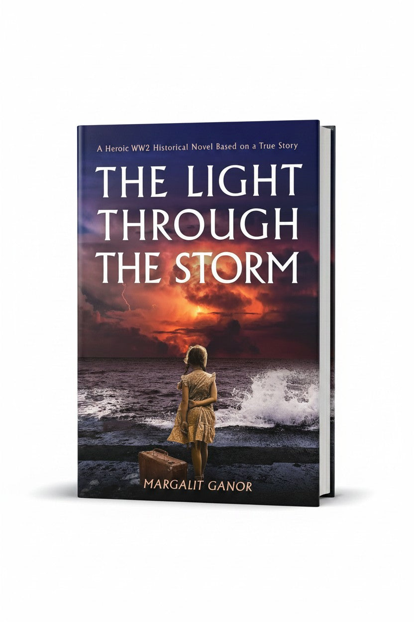 The Light Through the Storm: A Heroic WW2 Historical Novel Based on a True Story by Margalit Ganor