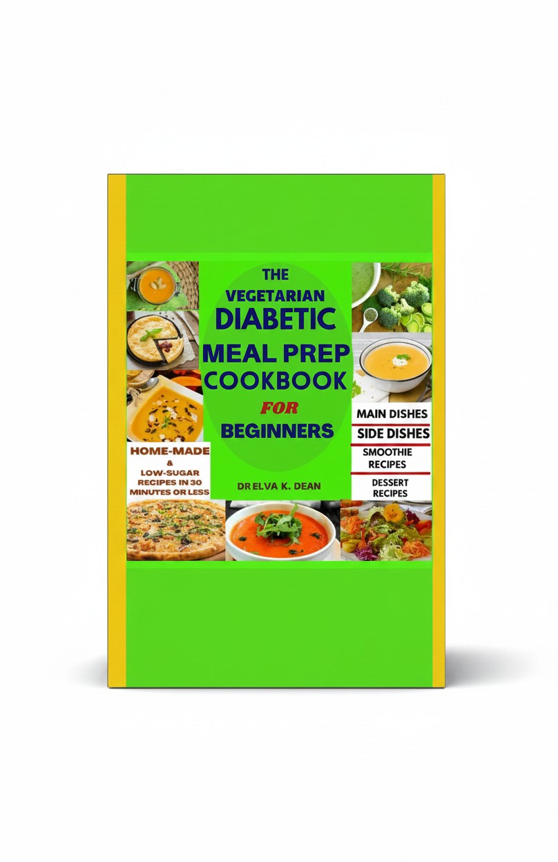 THE VEGETARIAN DIABETIC MEAL PREP COOKBOOK FOR BEGINNERS.: HOMEMADE AND LOW SUGAR INSTANT POT RECIPES IN 30 MINUTES OR LESS TO REVERSE TYPE 1 & 2 DIABETES AND TO ENSURE TOTAL BODY HEALING. by DR ELVA K. DEAN