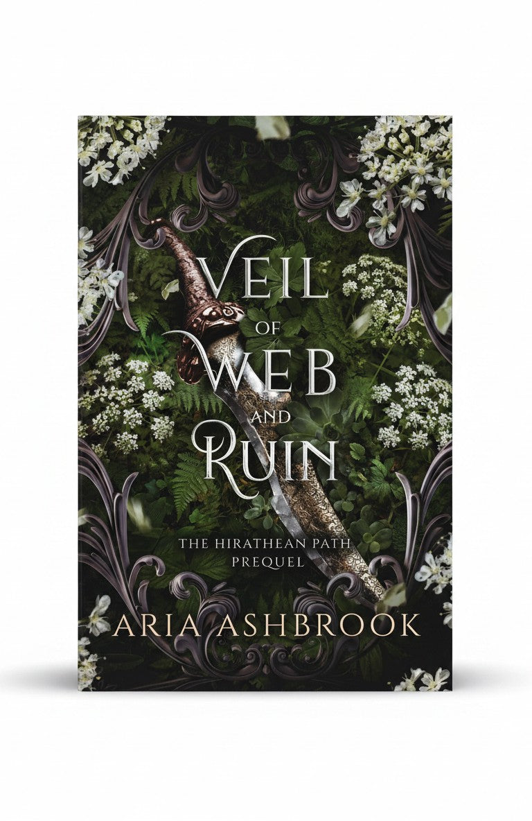 Veil of Web and Ruin: A Dark Enemies To Lovers Fantasy Romance Prequel Story by Aria Ashbrook