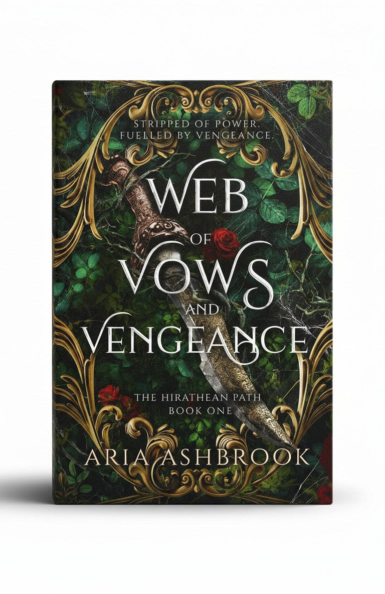 Web of Vows and Vengeance: A Dark Enemies To Lovers Fantasy Romance Novel (The Hirathean Path) by Aria Ashbrook