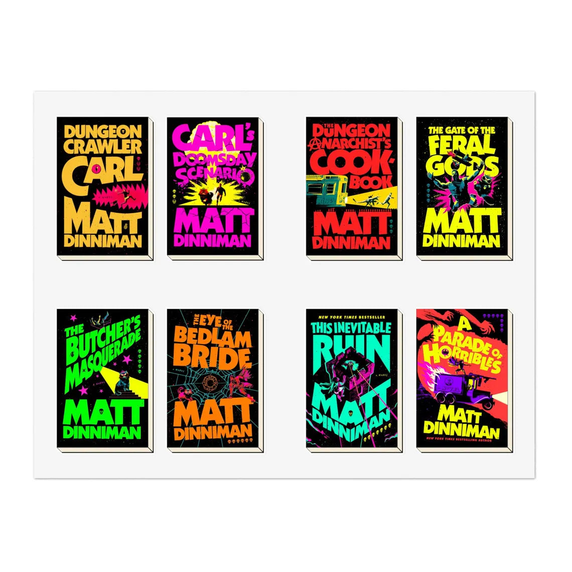 Dungeon Crawler Carl Vol. 1–8 Book Set (Hardcover)